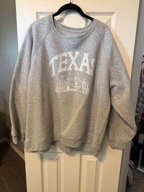 State of Mind Gray "Texas" Pullover Sweatshirt